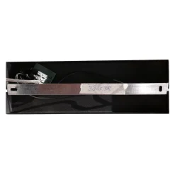 Steinhauer Stilvoller Wandstrahler Schwarz Bernstein E27 B:40 cm