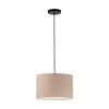 Just Light Stoff Hängelampe blendarm Beige E27 Ø45 cm gemütlich* Hängelampen|Bürolampen