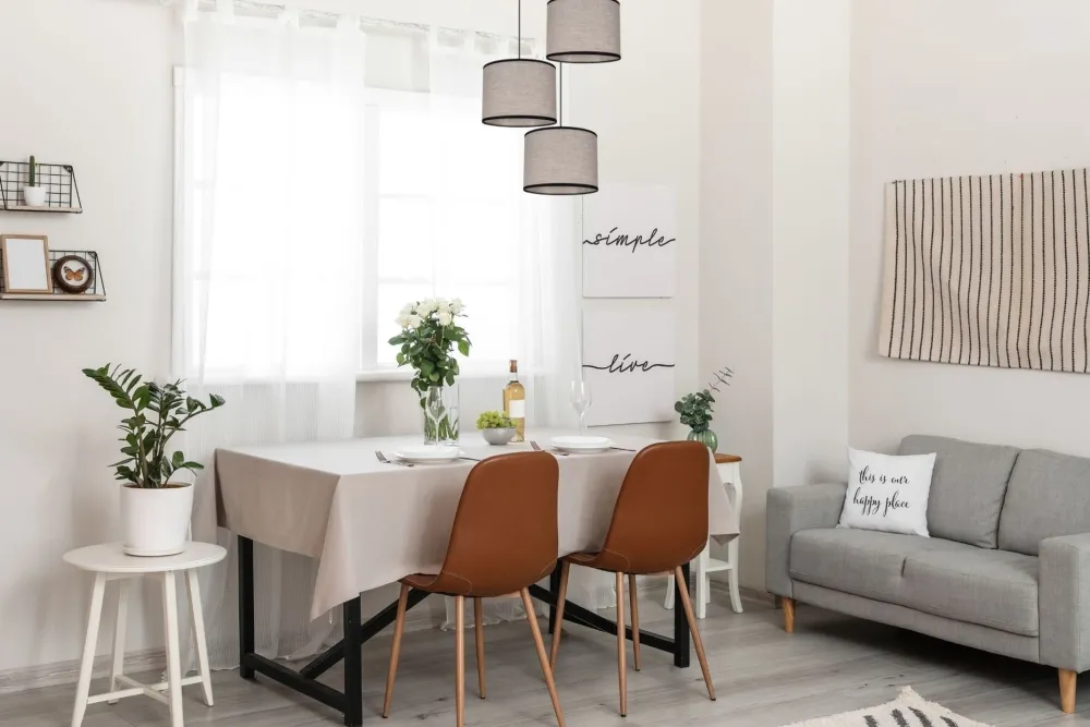 Online Belis Stoff Hängelampe blendarm Schwarz Beige E27 Ø45 cm rund