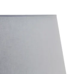 Duolla Stoff Lampenschirm Stehlampe Grau E27 WILLOW* Lampenschirme