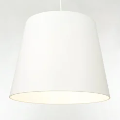 Best Duolla Stoff Lampenschirm Weiß Hängelampe für E27