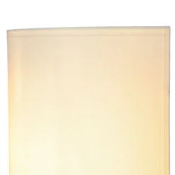 Nowodvorski Stoff Wandlampe mit Kabel Schalter Weiß ALICE* Stofflampen|Schlafzimmer Lampen