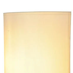 Nowodvorski Stoff Wandleuchte mit Kabel Schalter Creme ALICE