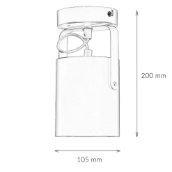 Outlet Easylight Strahler Decke Schwarz E27