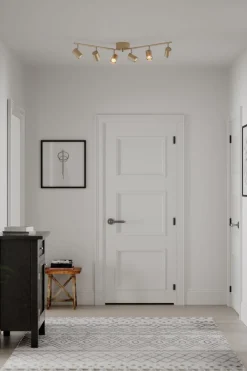 Clearance By Rydéns Strahler Metall GU10 verstellbar in Gold 124 cm lang Retro