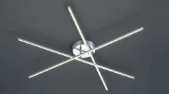 Trio Reality Stylische LED Deckenlampe Metall B:100 cm 9 W dimmbar* Flurlampen|Bürolampen