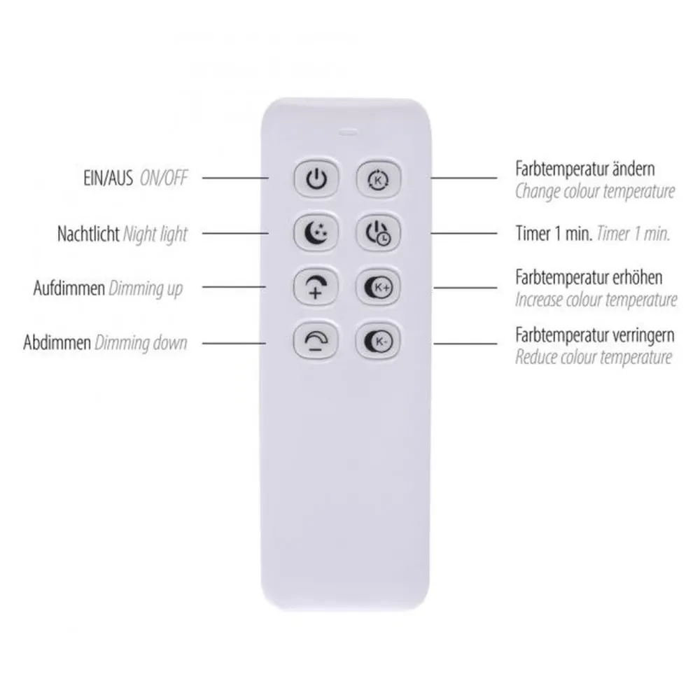 Paul Neuhaus Stylische LED Deckenlampe Holz Ringe 6000 lm dimmbar