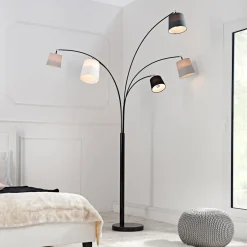 Invicta Interior Stylische Stehleuchte Modern Design 200cm flexibel* Moderne Lampen|Designerlampen