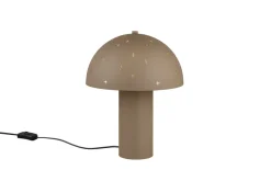 New Trio Reality Stylische Tischlampe Taupe Metall E14 32,5 cm Sterne