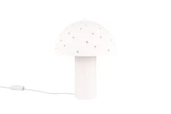 Trio Reality Stylische Tischleuchte Weiß Metall E14 32,5 cm Sterne* Wohnzimmerlampen|Metall Lampen