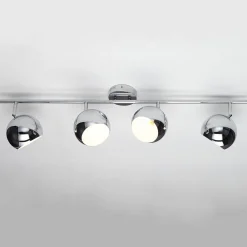 Discount Invicta Interior Stylischer Deckenstrahler Chrom Retro lang E14