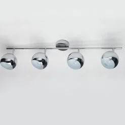 Discount Invicta Interior Stylischer Deckenstrahler Chrom Retro lang E14