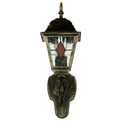 Easylight Tiffany Stil Lampe außen Gold Antik E27 SALZBURG* Rustikale Lampen|Rustikale Außenleuchten