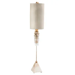 Elstead Tischlampe ABUELA Creme H:102cm Design Bodenlampe* Tischlampen|Schlafzimmer Lampen