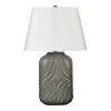 Elstead Tischlampe ALEXIS Grau Porzellan H:56cm Leuchte* Tischlampen|Designerlampen