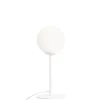 ALDEX Tischlampe blendarm Glas Metall Weiß E14 Ø14 cm Kugel* Tischlampen|Metall Lampen
