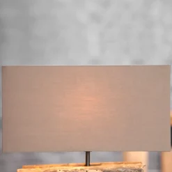 Invicta Interior Tischlampe 40cm Modern kunstvoll echtes Treibholz* Tischlampen|Schlafzimmer Lampen