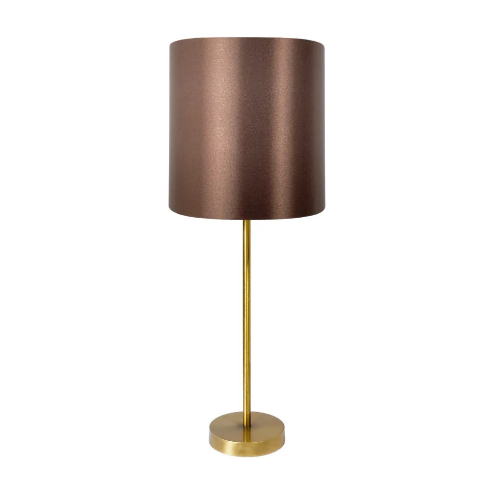 Giovanni Battista Tischlampe E27 58,5 cm Ø 20 cm in Bronze hell Braun* Tischlampen|Schlafzimmer Lampen
