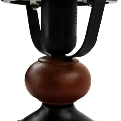 Hot Easylight Tischlampe Echt-Holz Glas Landhausstil rustikal