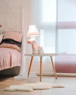 Happy Lamps Tischlampe Einhorn Rosa 51 cm Kinderzimmer Schlafzimmer*Kinder Kinderzimmerlampen|Kinderlampen