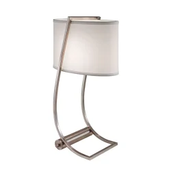 Elstead Tischlampe FEDELE Creme H:62cm Modern Bodenlampe* Tischlampen|Schlafzimmer Lampen