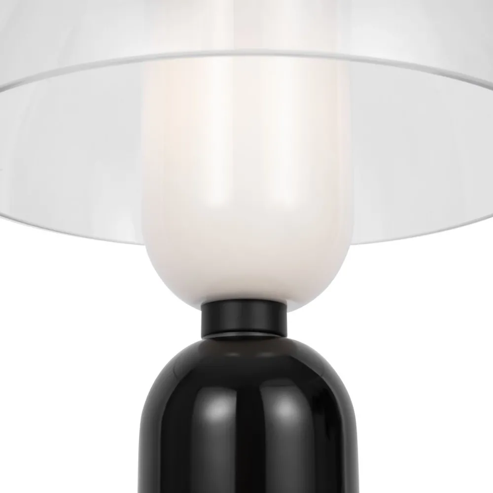 Sale Maytoni Tischlampe Glas Keramik E14 rund D: 30 cm 42,5 cm