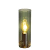 By Rydéns Tischlampe Glas Metall 30 cm hoch Grün E27 Zylinder* Wohnzimmerlampen|Metall Lampen