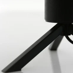 Steinhauer Tischlampe Glasschirm Schwarz Rauchgrau 23 cm elegant* Tischlampen|Schlafzimmer Lampen