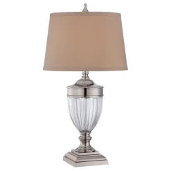 Clearance Elstead Tischlampe GOBLET H:80cm Wohnzimmer Vintage Lampe