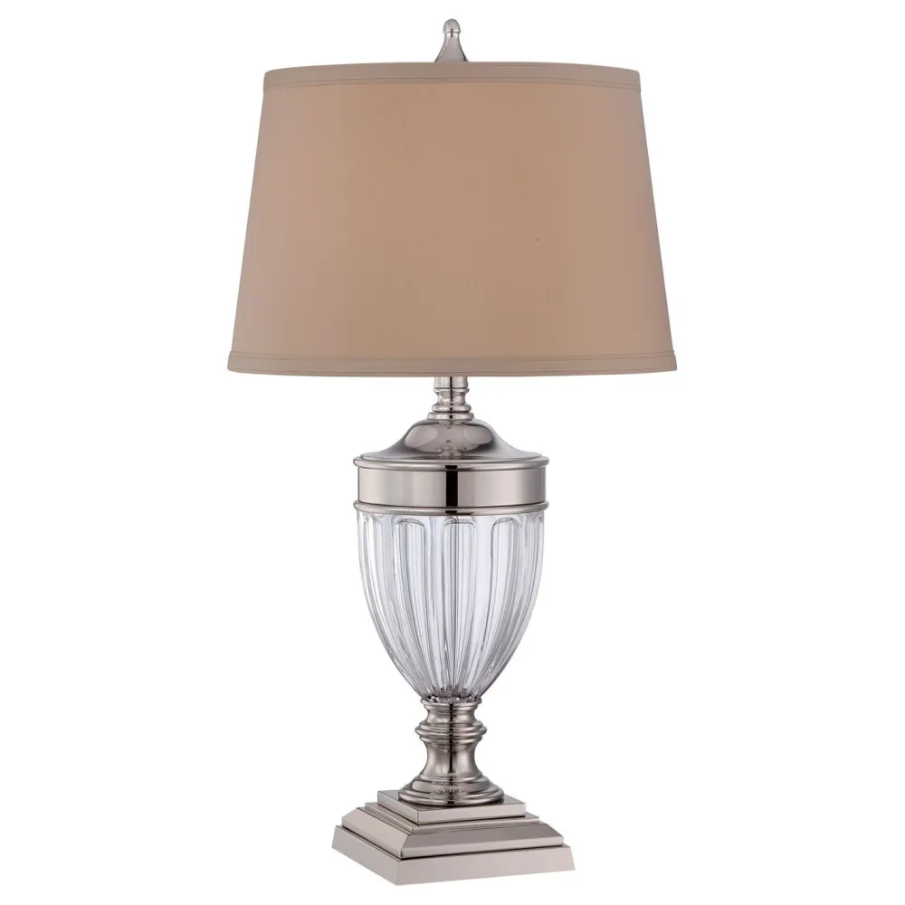 Clearance Elstead Tischlampe GOBLET H:80cm Wohnzimmer Vintage Lampe