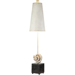 Elstead Tischlampe groß 99,1 cm hoch Modern E27 kunstvoll* Wohnzimmerlampen|Metall Lampen