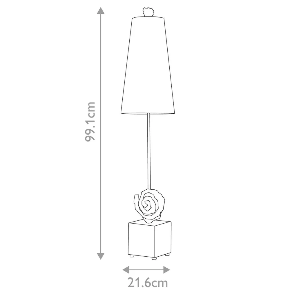 Elstead Tischlampe groß 99,1 cm hoch Modern E27 kunstvoll* Wohnzimmerlampen|Metall Lampen