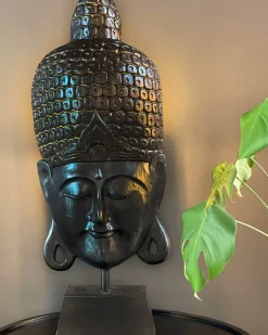 Discount By Rydéns Tischlampe Holz E27 75 cm hoch Schwarz Dunkelbraun