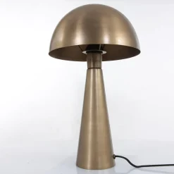New Steinhauer Tischlampe indirekt Metall in Bronze 42 cm E27 stylisch