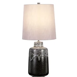 Hot Elstead Tischlampe IOAN in Keramik Ø30cm H65cm Bodenlampe