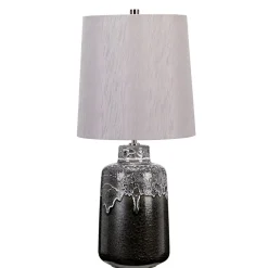 Hot Elstead Tischlampe IOAN in Keramik Ø30cm H65cm Bodenlampe