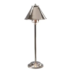 Best Elstead Tischlampe ISMENE Nickel Ø21cm H:59cm Bodenleuchte