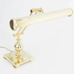 Giovanni Battista Tischlampe 24K Gold aus Messing Premium* Schreibtischlampen|Metall Lampen