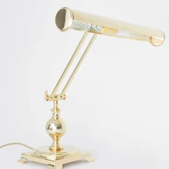 Giovanni Battista Tischlampe 24K Gold aus Messing Premium* Schreibtischlampen|Metall Lampen