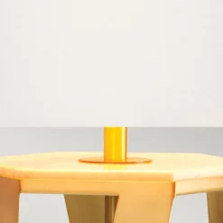 Elstead Tischlampe Messing gebürstet Weiß E27 87 cm hoch Metall Stoff* Vintage Lampen|Stofflampen