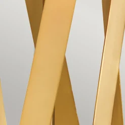 Elstead Tischlampe Messing gebürstet Weiß E27 87 cm hoch Metall Stoff* Vintage Lampen|Stofflampen