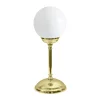 Discount Giovanni Battista Tischlampe Messing Glas H: 31 cm Kugel Schirm E14