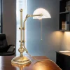 Discount Giovanni Battista Tischlampe Messing in Bronze mit Glas Premium