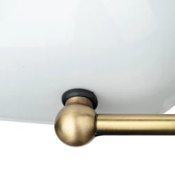 Discount Giovanni Battista Tischlampe Messing in Bronze mit Glas Premium