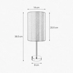 Sale Giovanni Battista Tischlampe Messing Stoff H: 38,5 cm E27 in Bronze Braun