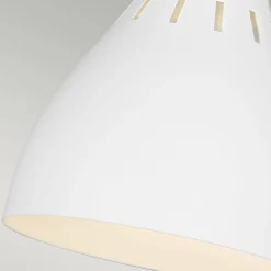 Elstead Tischlampe Metall 63,5 cm in Messing Weiß E27 Retro* Tischlampen|Bürolampen