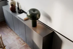 New By Rydéns Tischlampe Metall E27 41 cm hoch Grün Retro kippbar