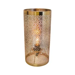 New By Rydéns Tischlampe Metall H: 28 cm in Messing E14 Retro