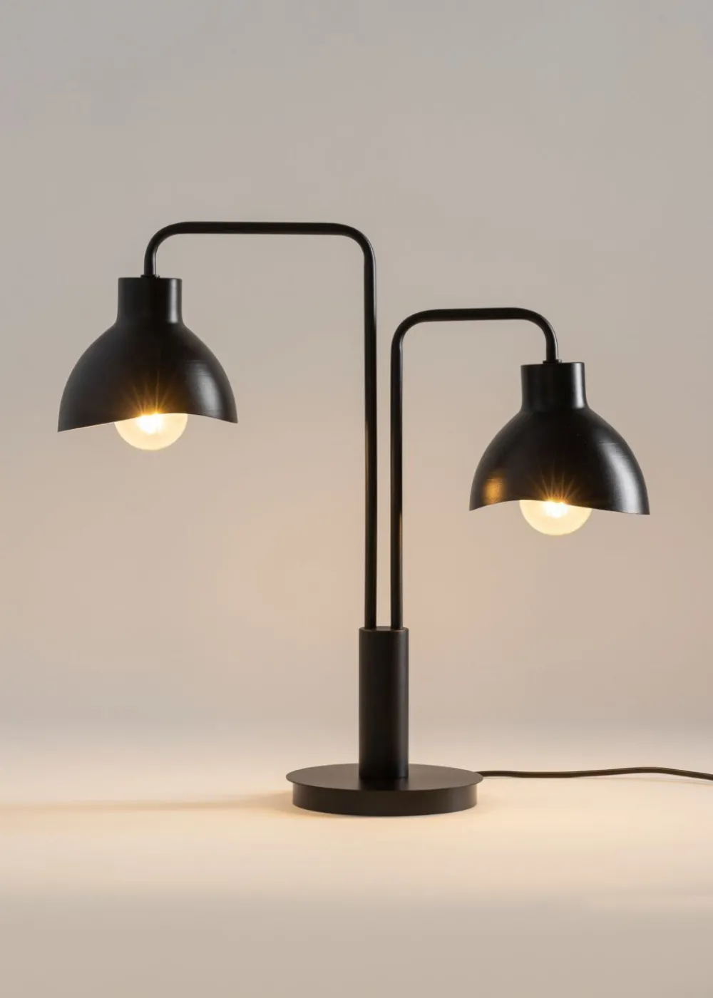 Sigma Tischlampe Metall Lesen E27 2-flammig 48 cm dekorativ* Tischlampen|Schlafzimmer Lampen