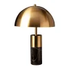 Invicta Interior Tischlampe Metall Schwarz Gold Leselicht E27 52 cm hoch* Metall Lampen|Retro Lampen